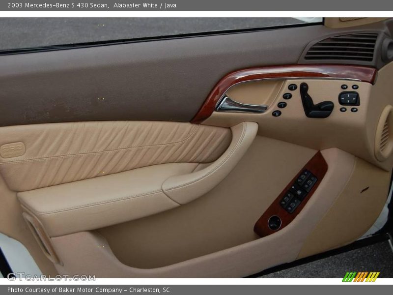 Alabaster White / Java 2003 Mercedes-Benz S 430 Sedan
