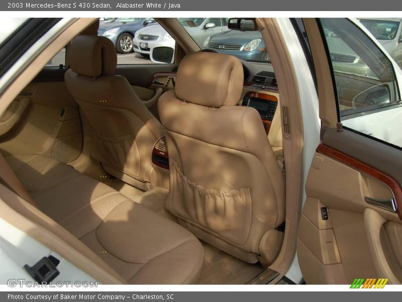 Alabaster White / Java 2003 Mercedes-Benz S 430 Sedan