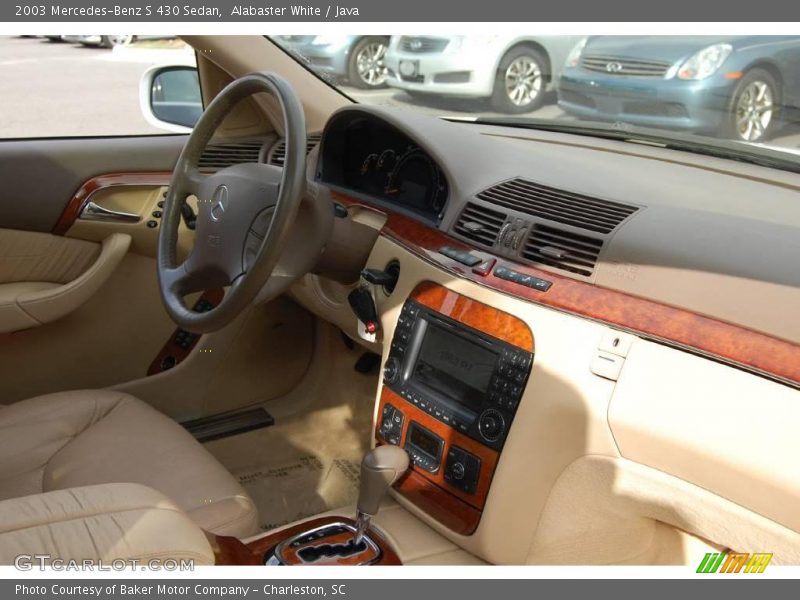 Alabaster White / Java 2003 Mercedes-Benz S 430 Sedan