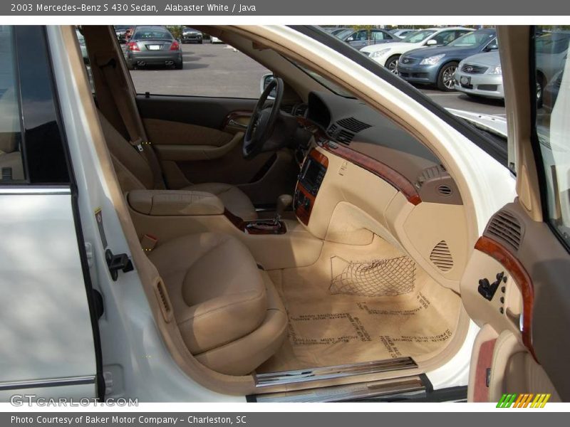 Alabaster White / Java 2003 Mercedes-Benz S 430 Sedan