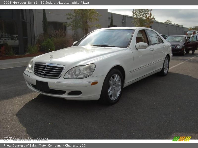Alabaster White / Java 2003 Mercedes-Benz S 430 Sedan