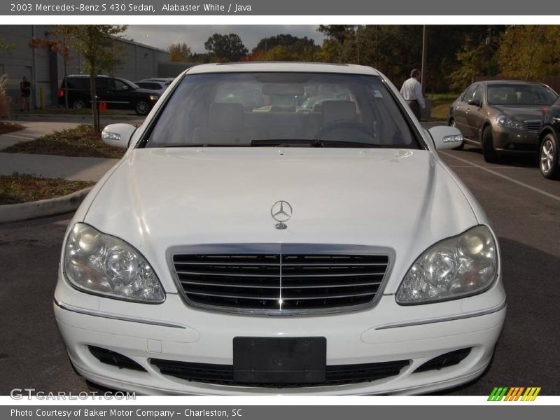 Alabaster White / Java 2003 Mercedes-Benz S 430 Sedan
