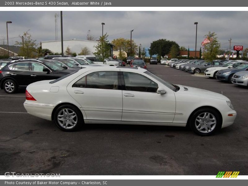 Alabaster White / Java 2003 Mercedes-Benz S 430 Sedan