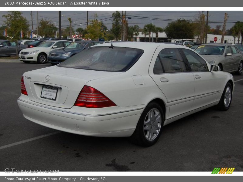 Alabaster White / Java 2003 Mercedes-Benz S 430 Sedan