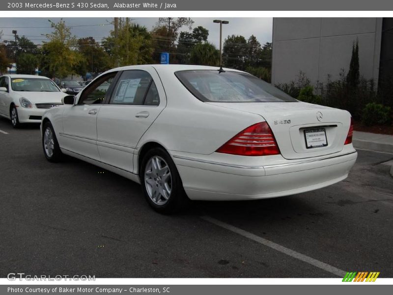 Alabaster White / Java 2003 Mercedes-Benz S 430 Sedan