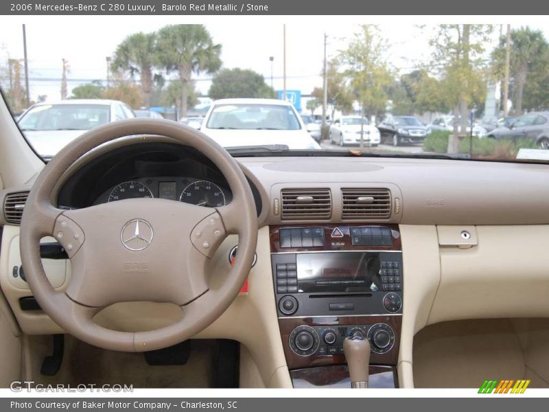 Barolo Red Metallic / Stone 2006 Mercedes-Benz C 280 Luxury