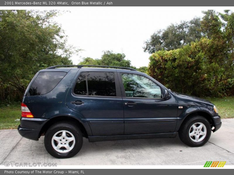 Orion Blue Metallic / Ash 2001 Mercedes-Benz ML 320 4Matic