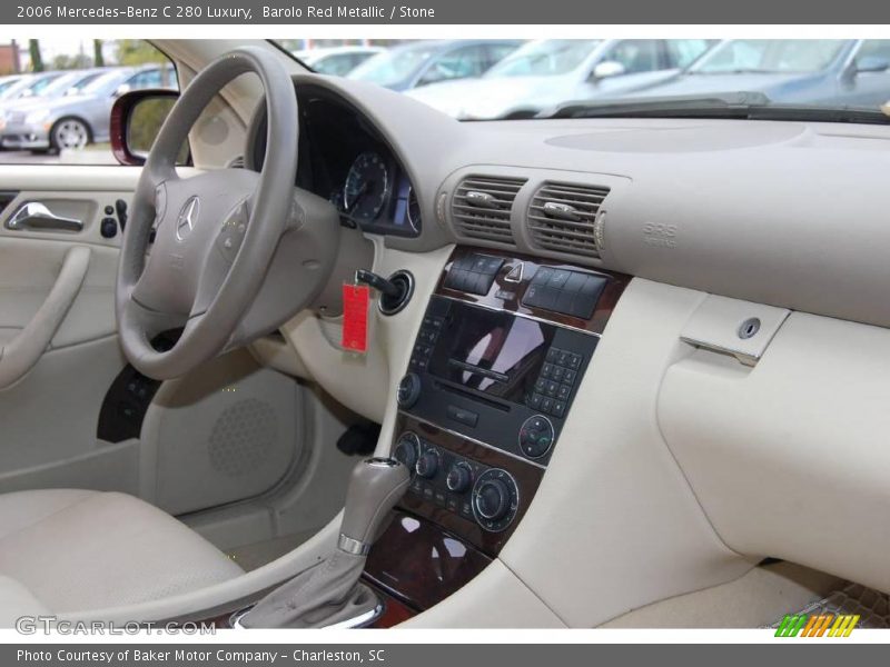 Barolo Red Metallic / Stone 2006 Mercedes-Benz C 280 Luxury