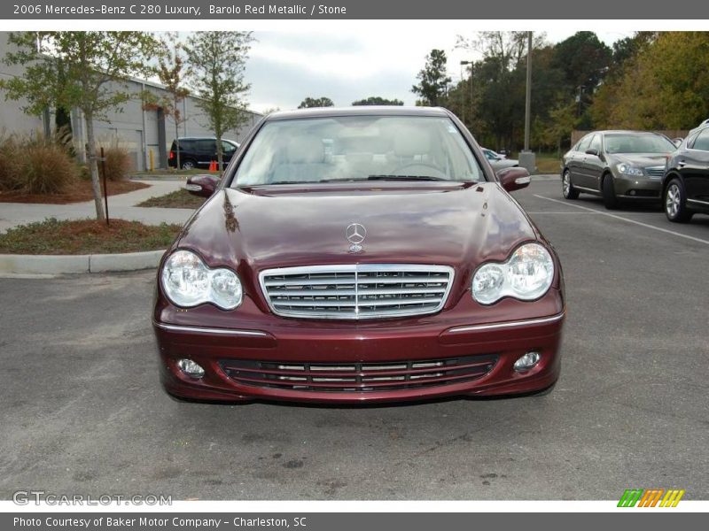 Barolo Red Metallic / Stone 2006 Mercedes-Benz C 280 Luxury