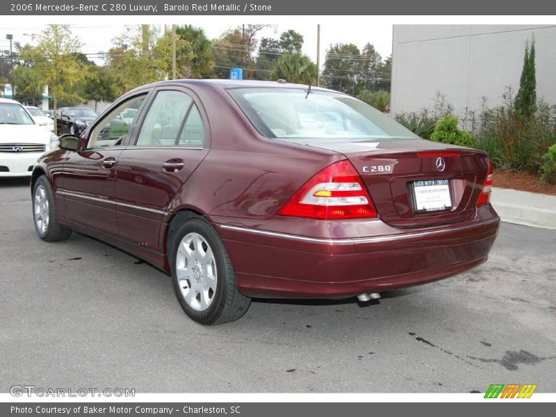 Barolo Red Metallic / Stone 2006 Mercedes-Benz C 280 Luxury