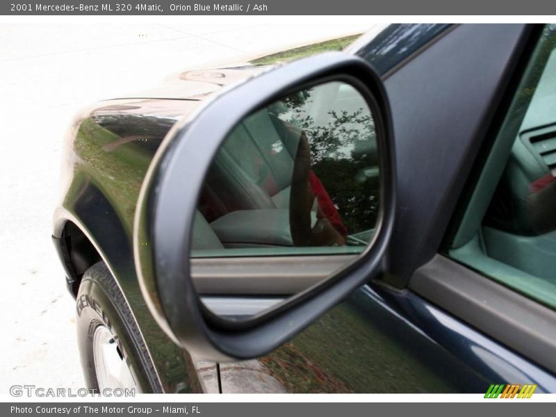 Orion Blue Metallic / Ash 2001 Mercedes-Benz ML 320 4Matic