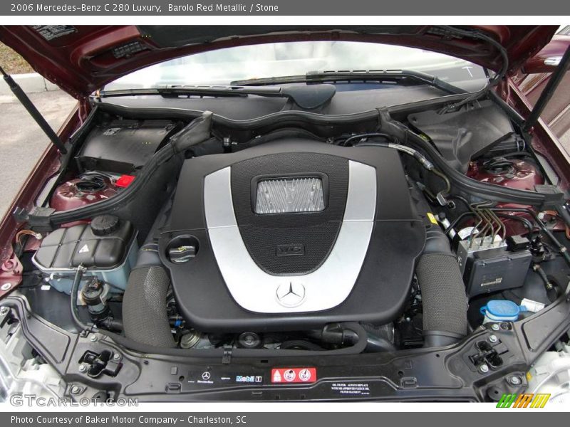 Barolo Red Metallic / Stone 2006 Mercedes-Benz C 280 Luxury