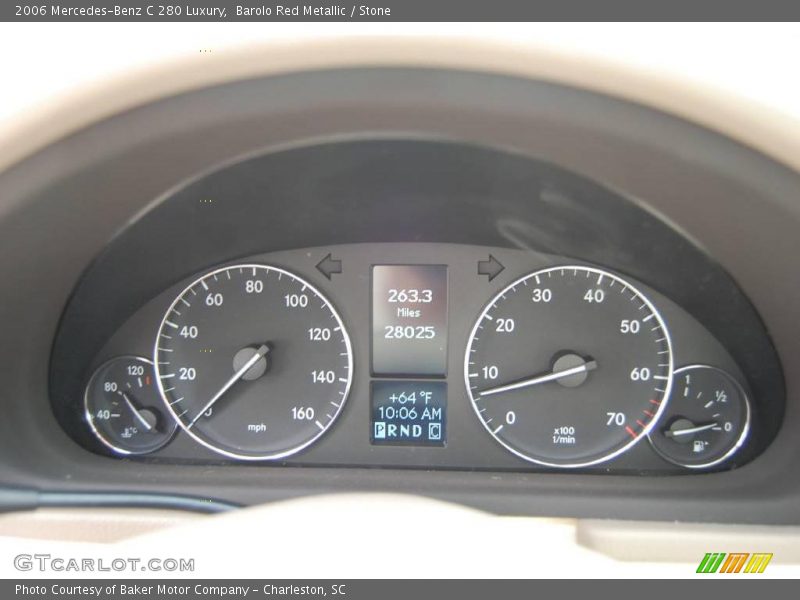 Barolo Red Metallic / Stone 2006 Mercedes-Benz C 280 Luxury