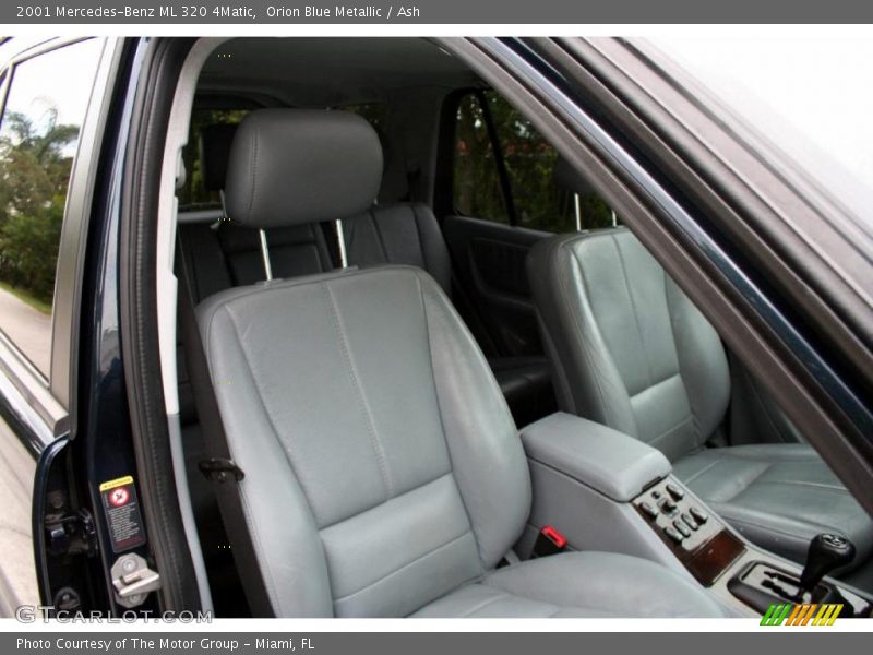 Orion Blue Metallic / Ash 2001 Mercedes-Benz ML 320 4Matic