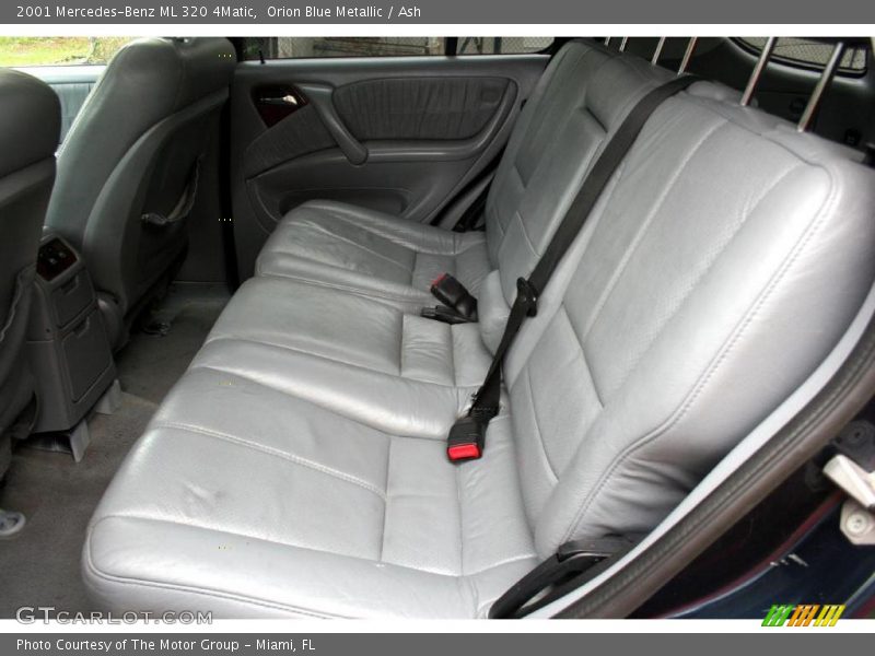 Orion Blue Metallic / Ash 2001 Mercedes-Benz ML 320 4Matic