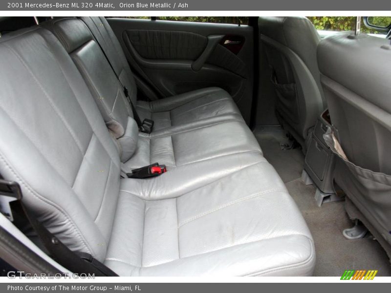 Orion Blue Metallic / Ash 2001 Mercedes-Benz ML 320 4Matic