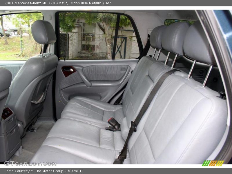 Orion Blue Metallic / Ash 2001 Mercedes-Benz ML 320 4Matic