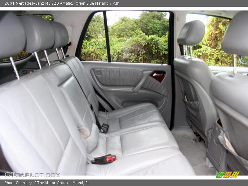 Orion Blue Metallic / Ash 2001 Mercedes-Benz ML 320 4Matic