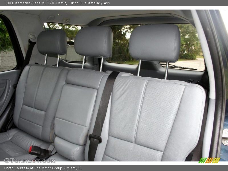 Orion Blue Metallic / Ash 2001 Mercedes-Benz ML 320 4Matic