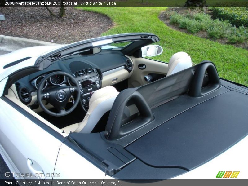 Arctic White / Beige 2008 Mercedes-Benz SLK 280 Roadster