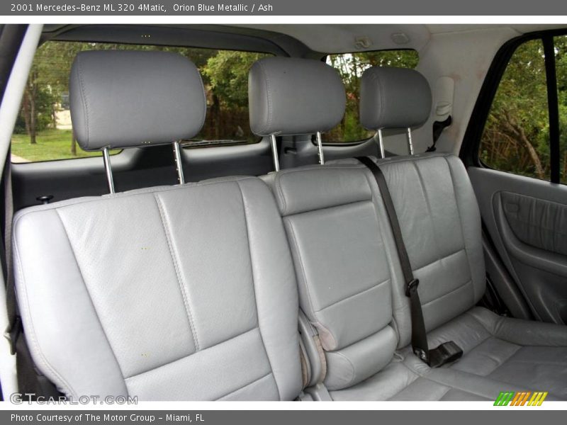 Orion Blue Metallic / Ash 2001 Mercedes-Benz ML 320 4Matic