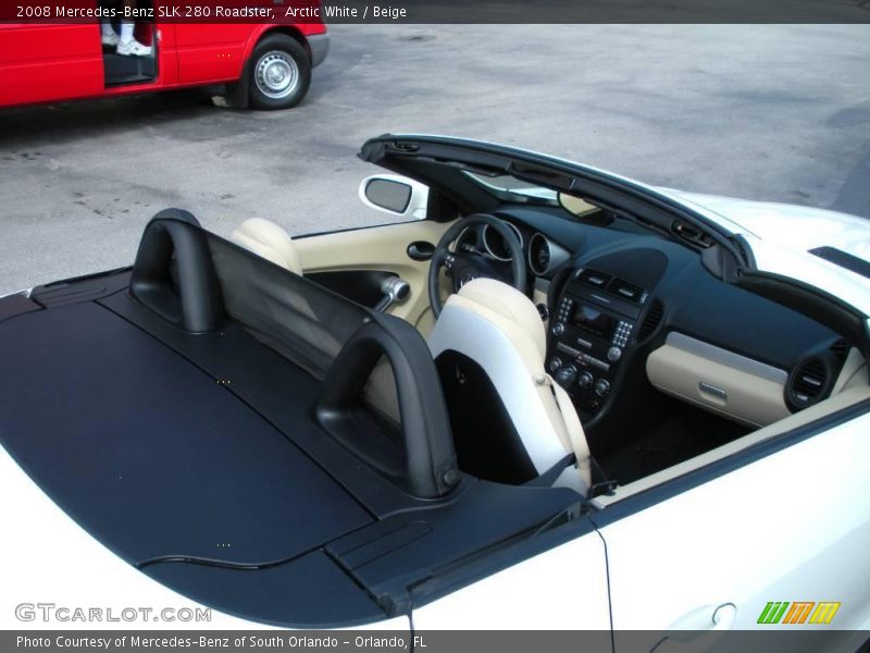 Arctic White / Beige 2008 Mercedes-Benz SLK 280 Roadster