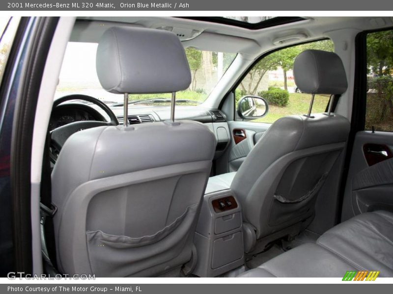 Orion Blue Metallic / Ash 2001 Mercedes-Benz ML 320 4Matic