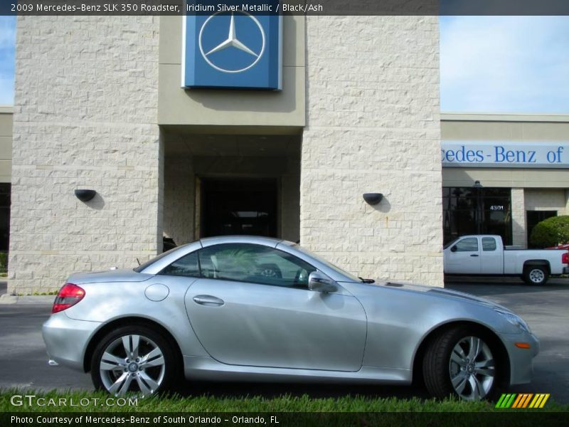 Iridium Silver Metallic / Black/Ash 2009 Mercedes-Benz SLK 350 Roadster