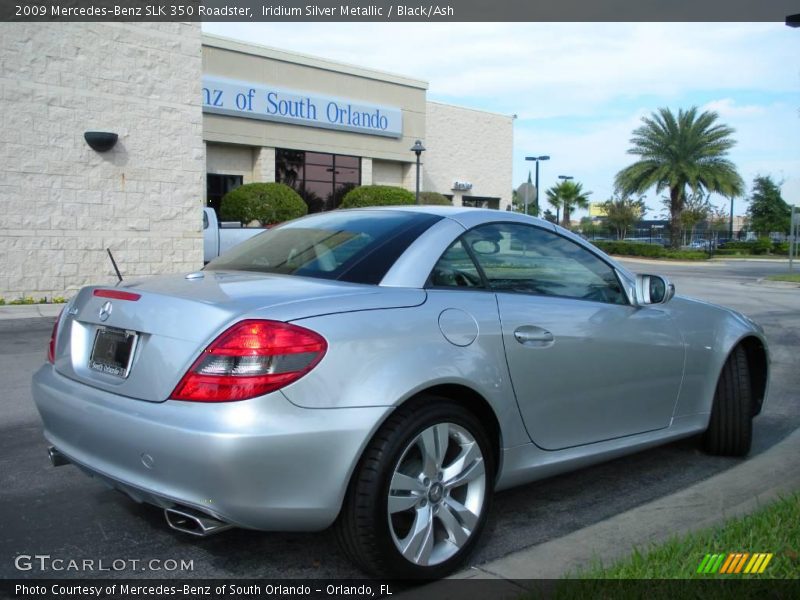 Iridium Silver Metallic / Black/Ash 2009 Mercedes-Benz SLK 350 Roadster