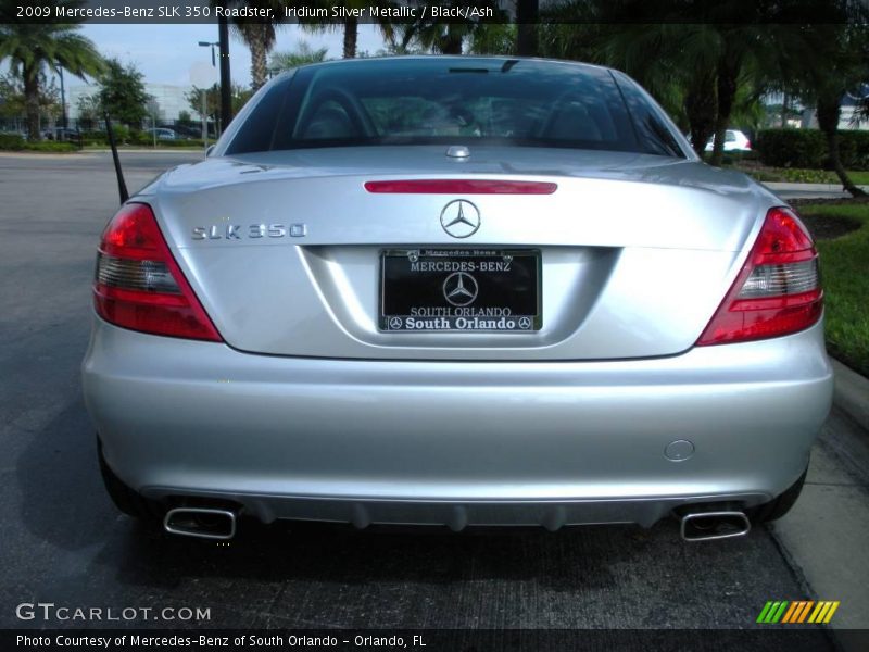 Iridium Silver Metallic / Black/Ash 2009 Mercedes-Benz SLK 350 Roadster