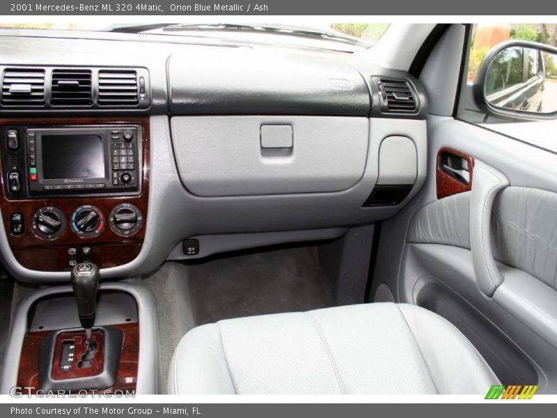 Orion Blue Metallic / Ash 2001 Mercedes-Benz ML 320 4Matic