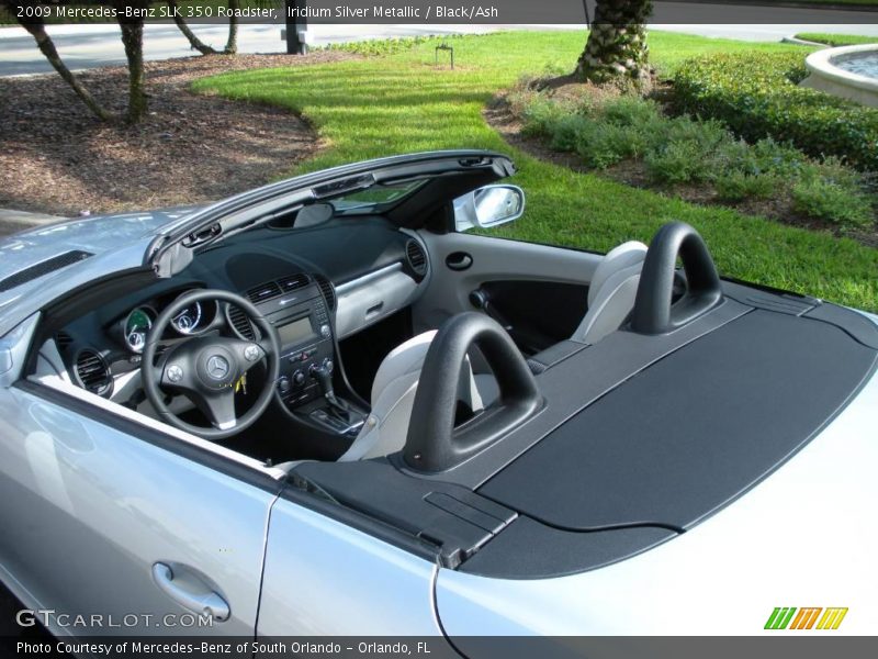 Iridium Silver Metallic / Black/Ash 2009 Mercedes-Benz SLK 350 Roadster
