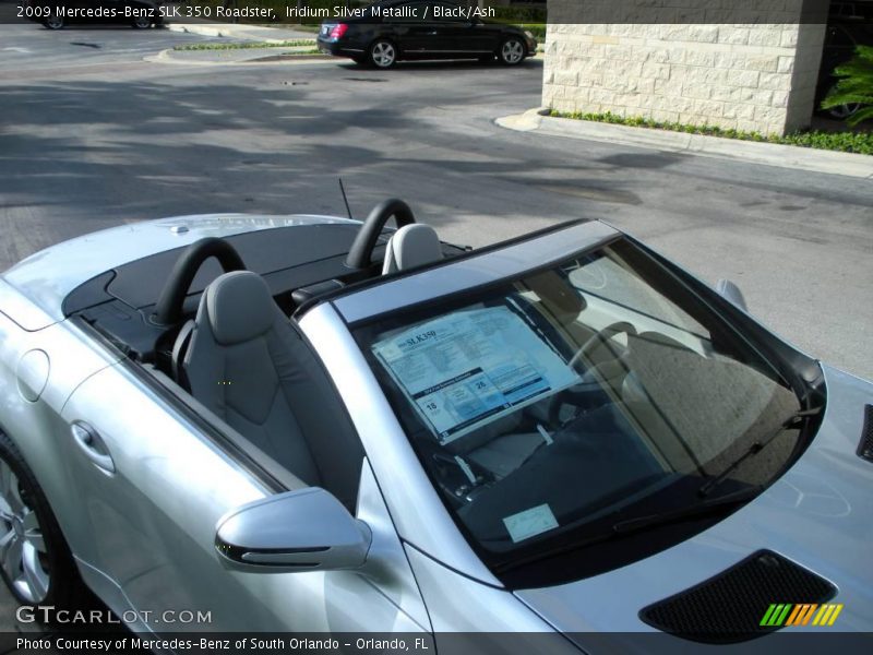 Iridium Silver Metallic / Black/Ash 2009 Mercedes-Benz SLK 350 Roadster