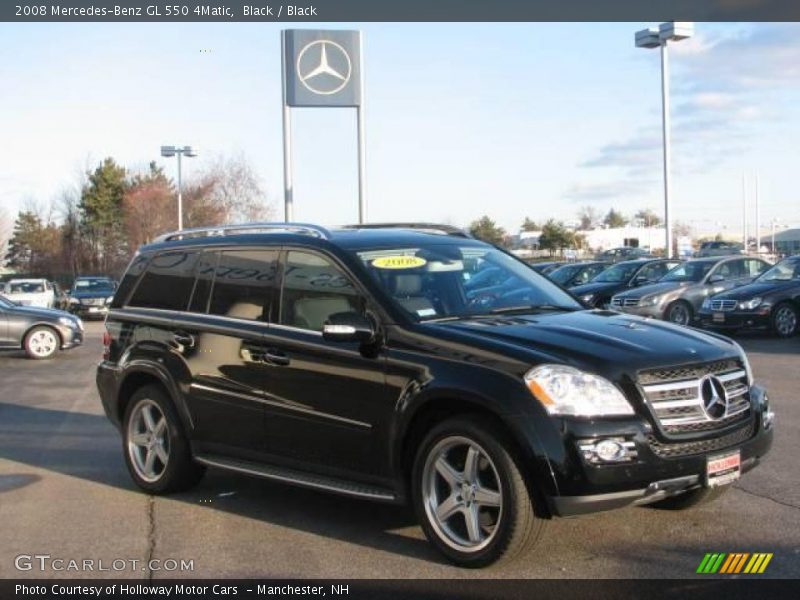 Black / Black 2008 Mercedes-Benz GL 550 4Matic