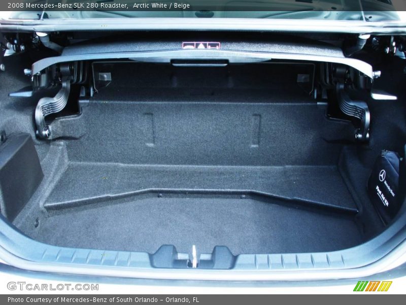 Arctic White / Beige 2008 Mercedes-Benz SLK 280 Roadster