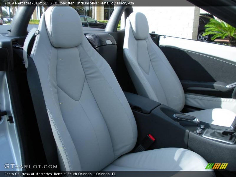 Iridium Silver Metallic / Black/Ash 2009 Mercedes-Benz SLK 350 Roadster