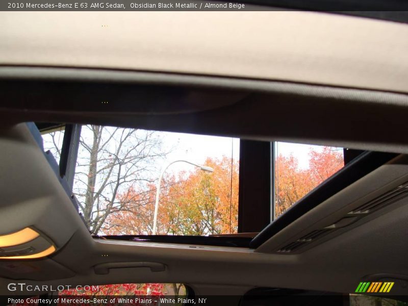 Obsidian Black Metallic / Almond Beige 2010 Mercedes-Benz E 63 AMG Sedan