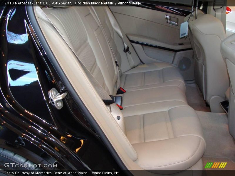 Obsidian Black Metallic / Almond Beige 2010 Mercedes-Benz E 63 AMG Sedan