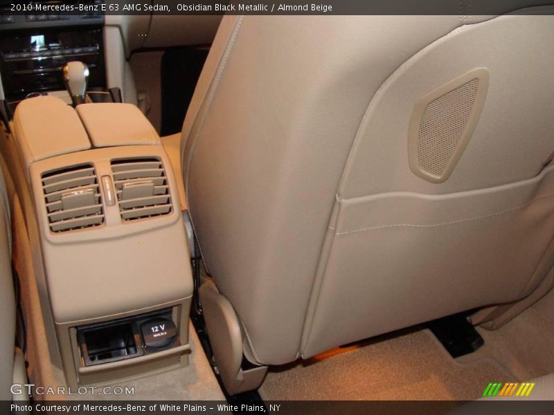 Obsidian Black Metallic / Almond Beige 2010 Mercedes-Benz E 63 AMG Sedan