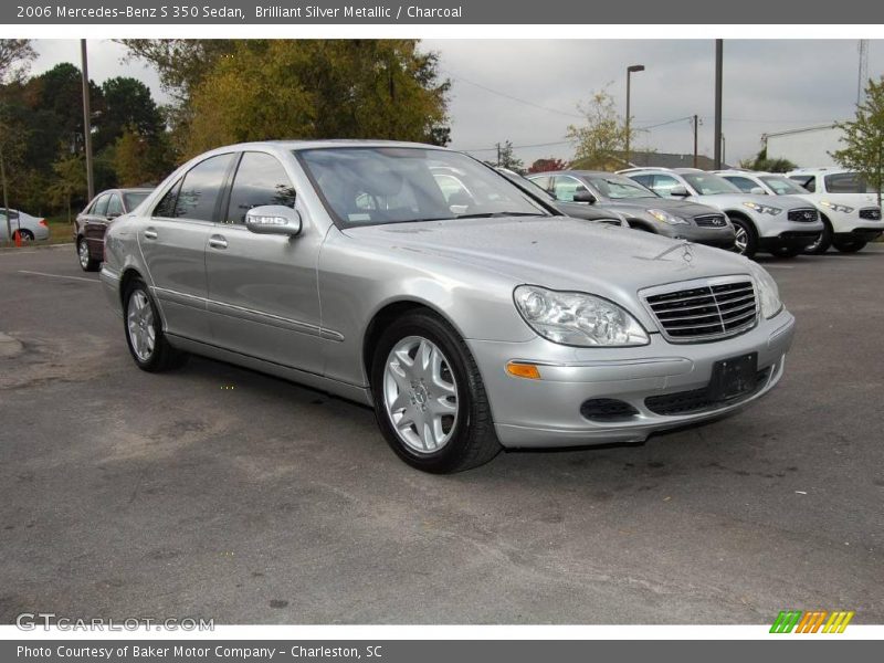 Brilliant Silver Metallic / Charcoal 2006 Mercedes-Benz S 350 Sedan