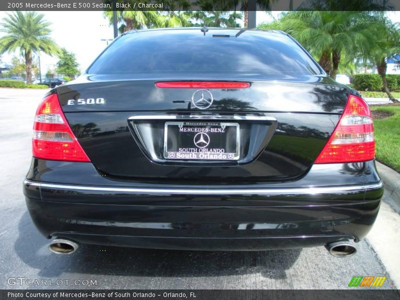 Black / Charcoal 2005 Mercedes-Benz E 500 Sedan
