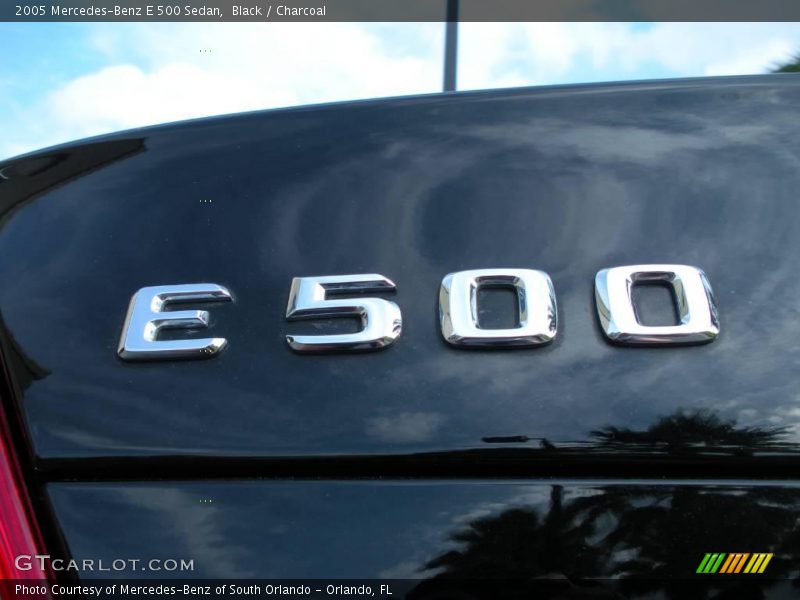 Black / Charcoal 2005 Mercedes-Benz E 500 Sedan