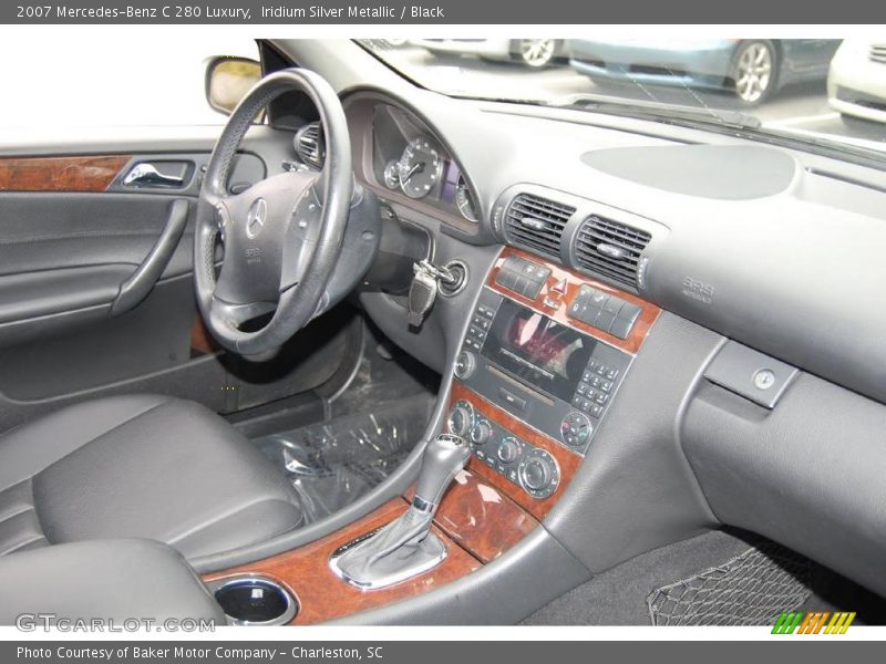 Iridium Silver Metallic / Black 2007 Mercedes-Benz C 280 Luxury
