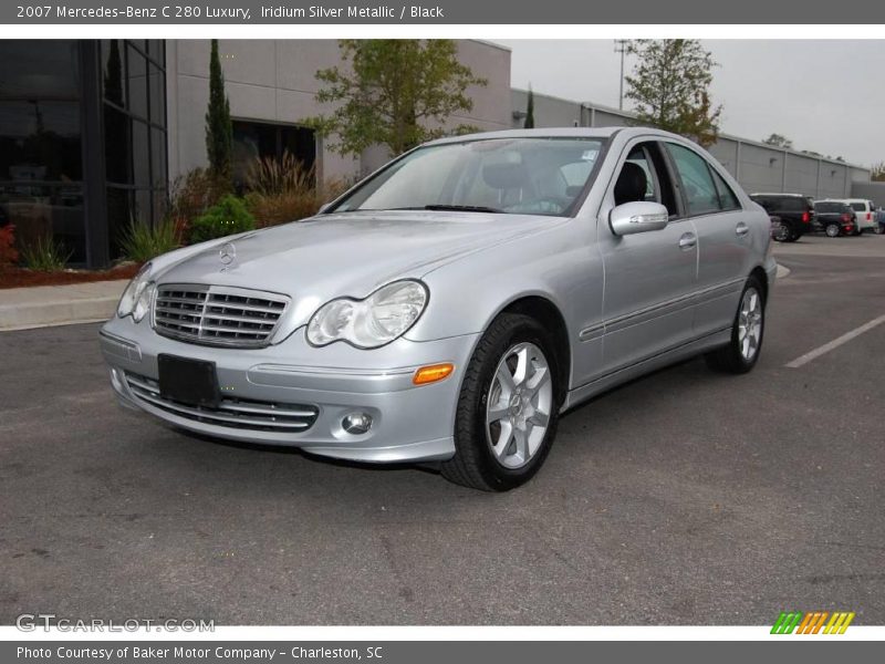 Iridium Silver Metallic / Black 2007 Mercedes-Benz C 280 Luxury