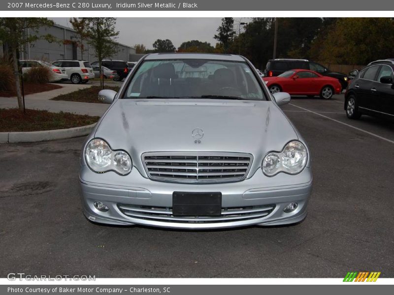 Iridium Silver Metallic / Black 2007 Mercedes-Benz C 280 Luxury