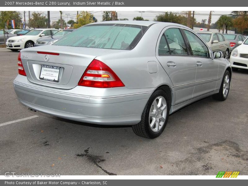 Iridium Silver Metallic / Black 2007 Mercedes-Benz C 280 Luxury