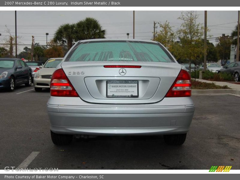 Iridium Silver Metallic / Black 2007 Mercedes-Benz C 280 Luxury