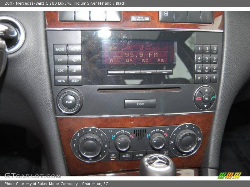 Iridium Silver Metallic / Black 2007 Mercedes-Benz C 280 Luxury