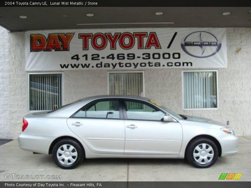 Lunar Mist Metallic / Stone 2004 Toyota Camry LE