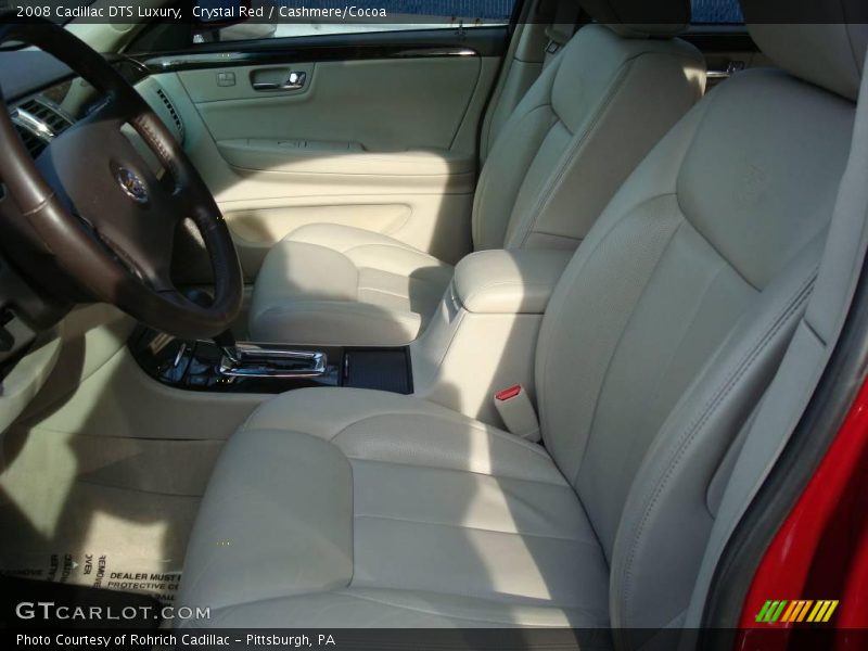 Crystal Red / Cashmere/Cocoa 2008 Cadillac DTS Luxury